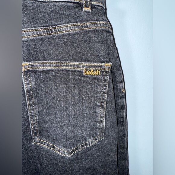 Ba&Sh Django High Rise Wide Leg Pocketed Jeans in Blackstone Size 2 (6US) EUC - Picture 7 of 13